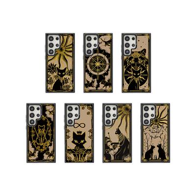 CASEBANGx艺术家凌凌七联名黑喵与塔罗系列出奇手机壳磁吸背盖适用于三星Galaxy S25 Ultra/S24/S24+