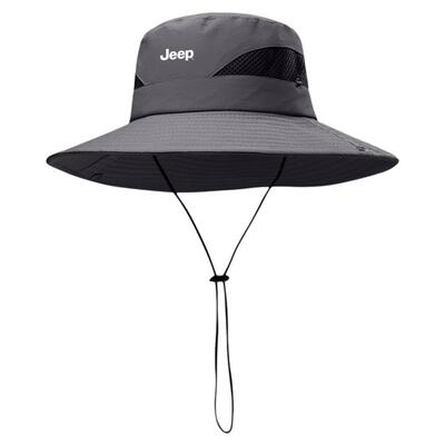 【jeep吉普正品】登山遮阳渔夫帽
