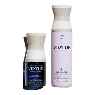 VIRTUE赋活丰盈洗发水+角蛋白护发精油蓬松柔顺轻盈修护干枯毛躁