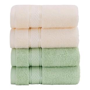 上海414全棉加厚毛巾纯棉3秒吸水家用成人男女柔软洗澡洗脸巾2条