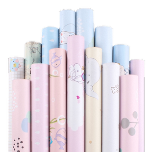 卡通墙纸自粘防水防潮卧室墙壁遮丑贴纸墙围墙贴宿舍装饰温馨壁纸