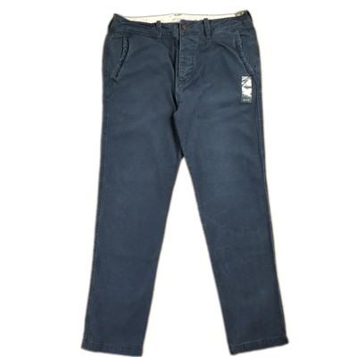 af美国全棉水洗复古修身休闲裤