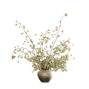 妖及 新中式大堂仿真干枝花艺 售楼处样板间酒店别墅玄关桌面摆件