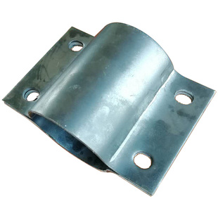 100X3mm加宽厚铁板立杆电线杆圆管紧锁固定卡子管箍管卡