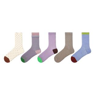 R袜子女春夏新款薄miu系网眼中筒袜夏季透气日系芭蕾风堆堆卡丝袜