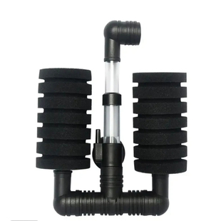 小型迷你水妖精过滤器三合一大反气举吸鱼便鱼缸过滤器气动吸便器