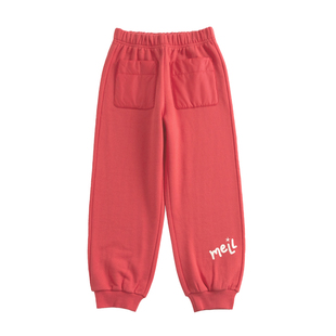 ILOVEJ童装冬季女童加绒休闲裤儿童红色新年保暖束脚裤子/JVWPT43