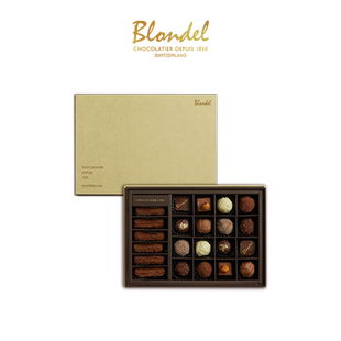 【情人节礼物】Blondel布隆德 松露形巧克力尊享礼盒22颗送女友礼