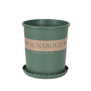 塑料花盆家用阳台加仑盆大口径多肉绿萝专用盆带托盘庭院种植客厅