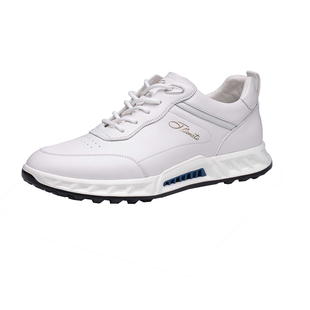 商场断码宾度男鞋春季新款小白鞋休闲鞋男士真皮透气商务运动鞋子