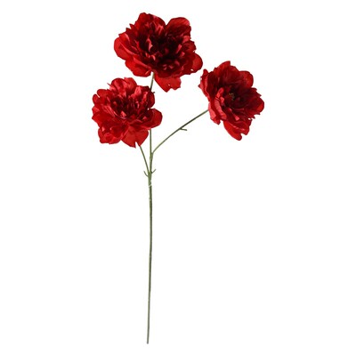 欧式3头仿真芍药牡丹婚庆插花