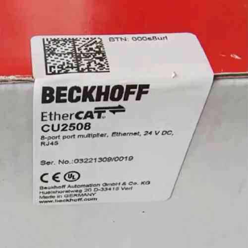 议价倍福CU2508全新原装现货8口EtherCAT多路器24V