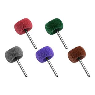 百洁布磨头抛光除锈不锈钢拉丝轮纤维尼龙打磨头金属除锈工具磨棒