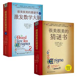 当当网正版童书 很美很美的猜谜书套装2册 10-12-15岁初中小学生益智打谜语课外推荐读物书籍提高数学空间逻辑思维能力解字开发脑