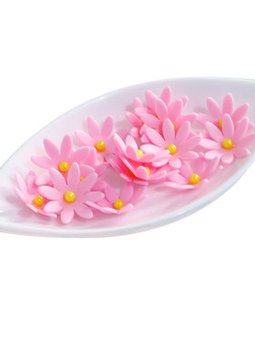 翻糖小花蛋糕装饰巧克力小白花