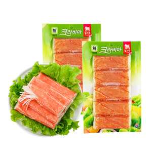 【自营】思潮大林蟹棒90g蟹柳韩国进口king即食手撕蟹棒至03月01