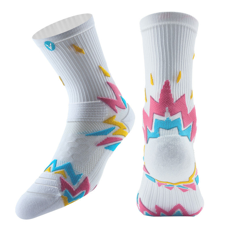 维动燃爆儿童篮球袜透气舒适毛巾底长筒秋加厚美式跑步训练运动袜