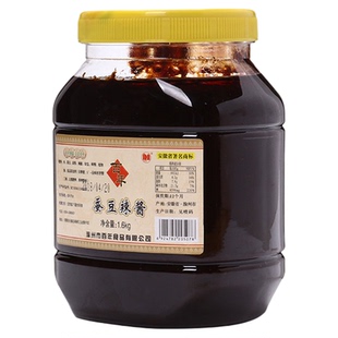 百年蚕豆辣酱餐饮用豆瓣酱安徽特产炒菜烧菜徽菜调料原酿酱红烧酱