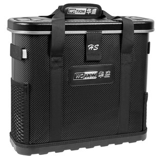 华盛新款钓箱碳纤维钓鱼箱多功能鱼护箱超轻活鱼鱼桶便携渔具装备