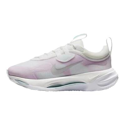 Nike透气女子系带白粉休闲鞋