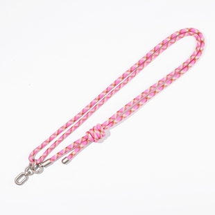 手机挂绳斜挎可背Muji网格包肩带可调节拍立得相机绳子编织多巴胺