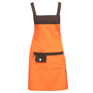 咖啡酒店陶艺防水围裙女母婴超市服务员工作围腰韩版可爱定制logo