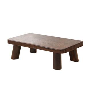 飘窗小桌子实木小矮桌阳台小茶几家用四足地桌复古茶几榻榻米桌子