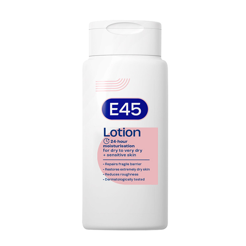 【自营】E45保湿修护霜润肤身体乳秋冬敏感皮舒缓止痒英国200ml