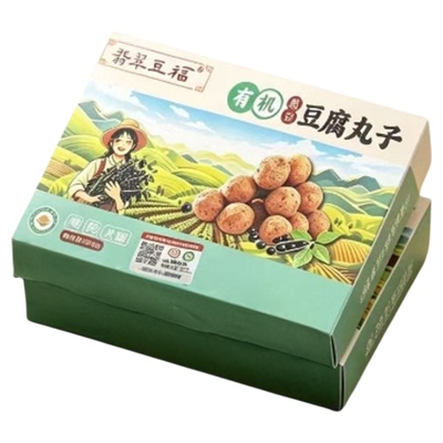 翡翠豆福有机黑豆豆腐丸子素食