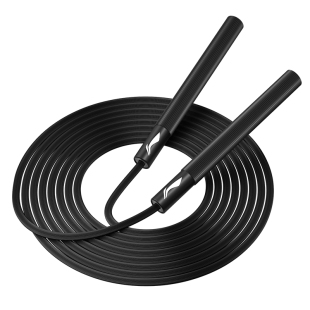 李宁跳绳中考专用学生2026初中体育考试标准5mm纯PVC无钢丝竞速绳