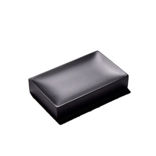 国家非遗长方素砚墨海天然老坑金星原石歙砚圆形黑龙尾无边端砚等