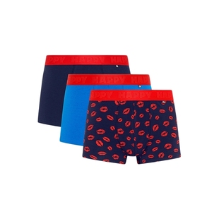 【瑞典潮牌】Happy Socks男士内裤25秋冬款进口平角裤3条装四角裤