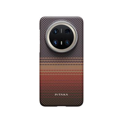 【DFH合作伙伴】PITAKA适用华为HUAWEI Mate80ProMax超薄凯夫拉手机壳日落月升磁吸magsafe保护套碳纤维纹