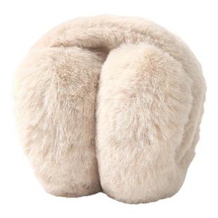 毛绒耳罩冬男女时尚冬季保暖耳包护耳朵耳捂子可折叠学生防冻耳套