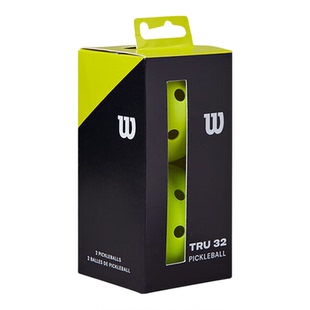 Wilson威尔胜匹克球32孔室内匹克球比赛训练pickball盒装2粒装