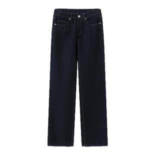 LYUOCHENG 复古水洗原牛直筒牛仔裤