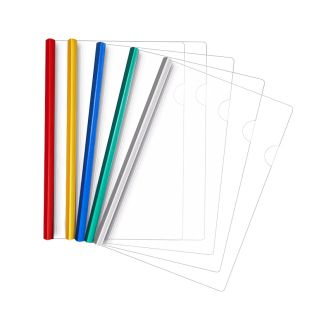 抽杆夹A4拉杆夹加厚透明文件夹办公收纳学生用文具试卷夹多层文件袋档案夹办公用品资料册报告夹书夹子简历夹