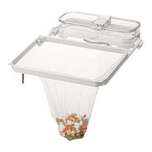 懒角落厨房水槽过滤网吸盘式沥水架子下水道剩饭剩菜漏网防堵水池