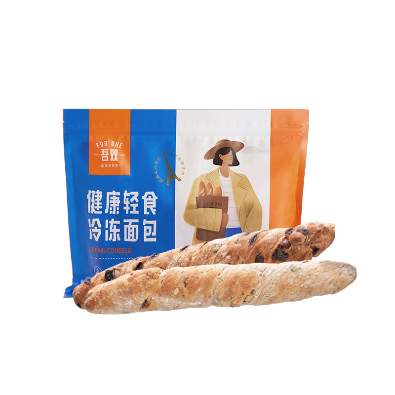吾双黑麦坚果棒能量棒手作面包棒