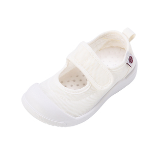 儿童小白鞋入园幼儿园室内鞋女宝宝帆布鞋男童女童布鞋春秋表演鞋