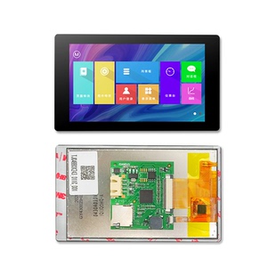 淘晶驰X2系列大盖板结构 4.3寸竖屏 480*800 HMI串口屏电容触摸屏