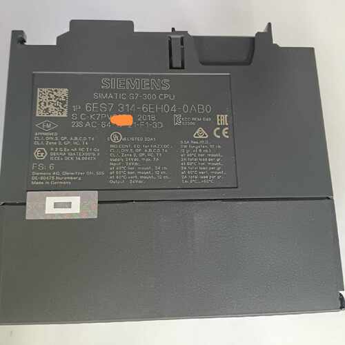 6ES7 314-6EH04-0AB0 西门子 S7-300 CPU314 PLC 模块