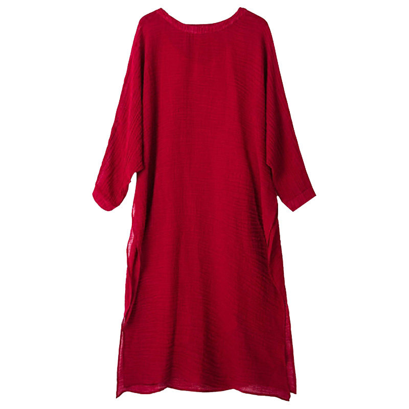 禅意飘逸棉麻禅舞服大码宽松禅修服中国风素衣仙女禅服长裙套装