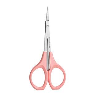 多功能修剪指甲贴纸托假睫毛不锈钢锋利弯头小剪刀美甲店专用工具