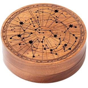 中国国家博物馆星空天文图薰香盒家用木质香熏室内新婚礼物生日
