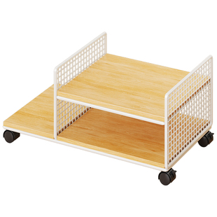 机箱托架家用台式电脑主机增高底座可移动一体收纳架打印机置物架