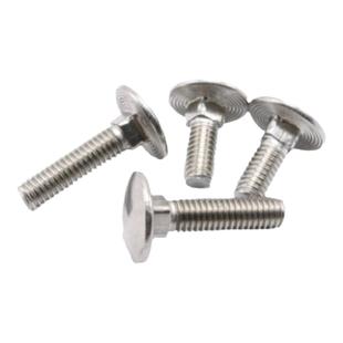 304不锈钢半圆头方颈螺栓马车螺丝大扁头方颈桥架螺丝M6M8M10*30