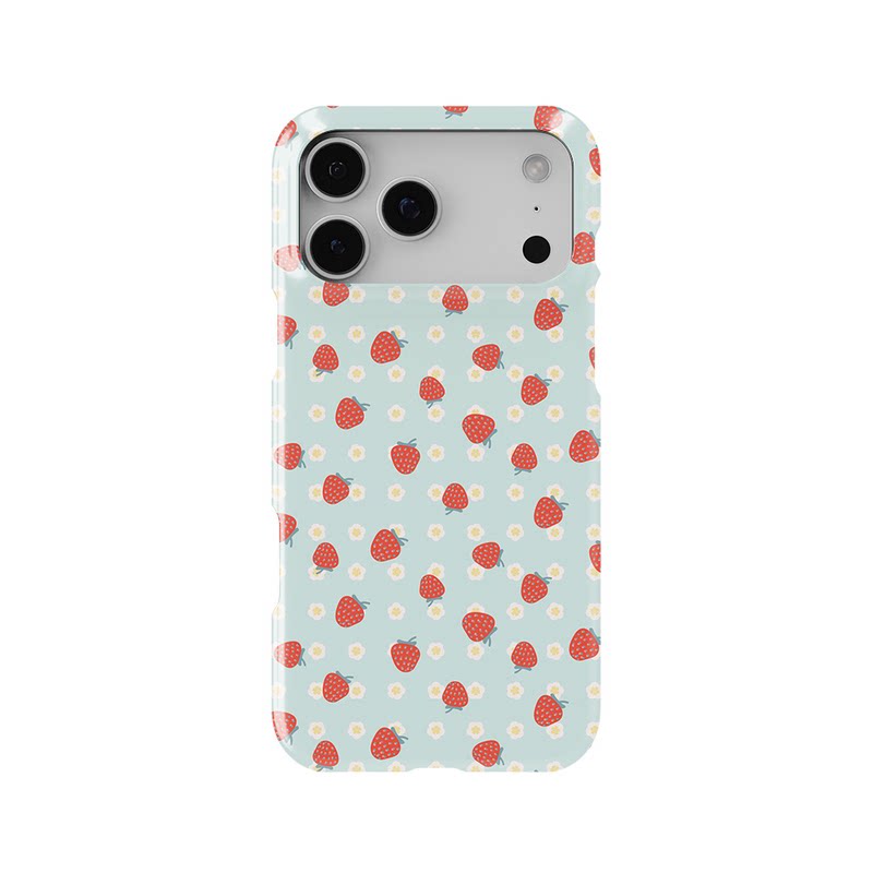iPhone16promax草莓夏日手机壳