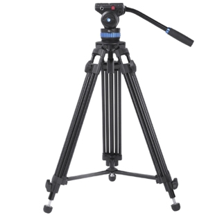 思锐SH15 SH25摄像机三脚架液压阻尼云台单反相机专业摄影摄像三角架微电影短视频会议直播录像长焦打鸟支架