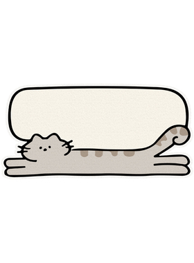 暮岛趴趴猫毛毡照片墙贴可移除